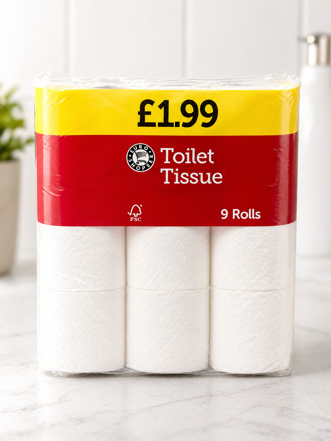 Pack of 9 Toilet Rolls