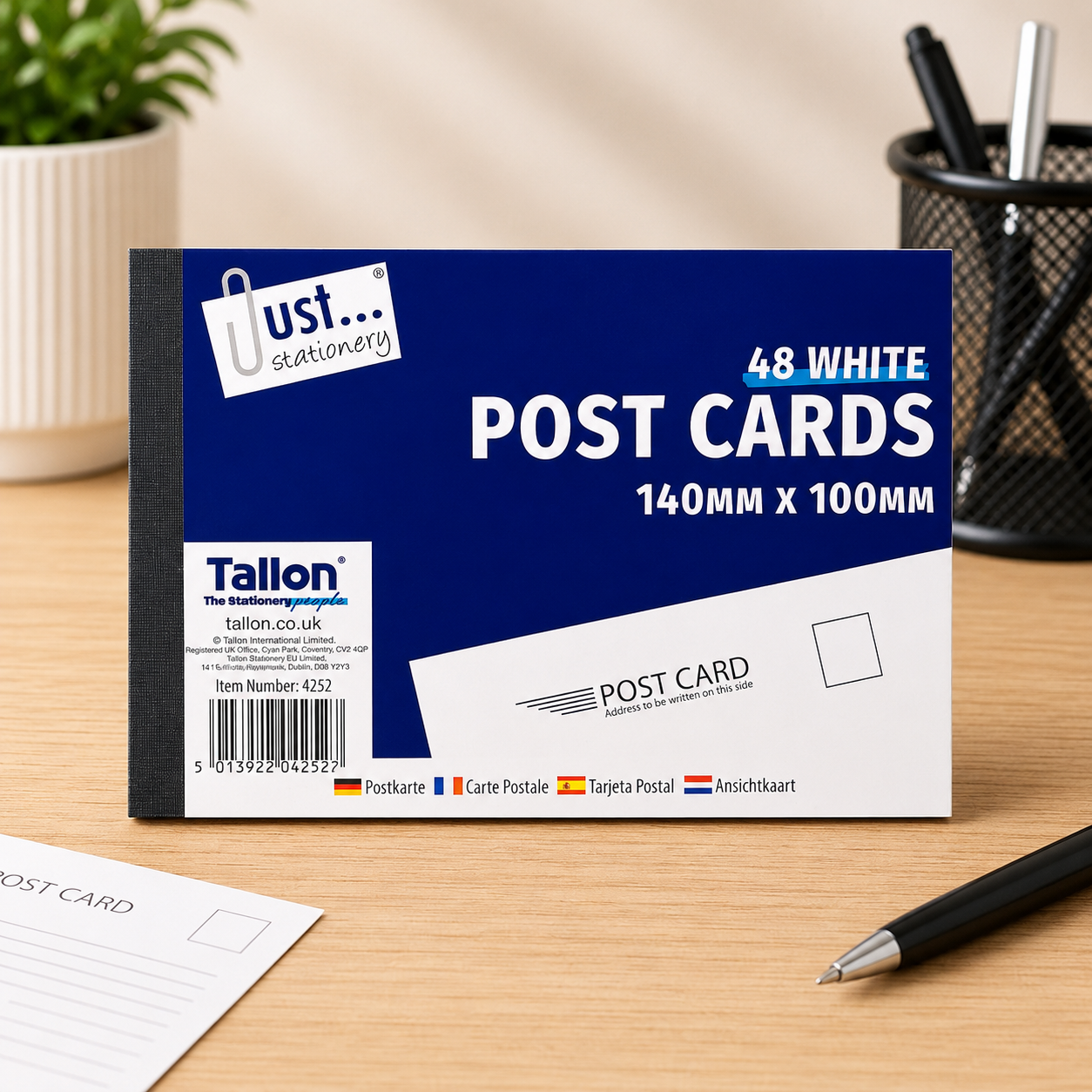 White Post Cards – 48 Pack, 140mm x 100mm