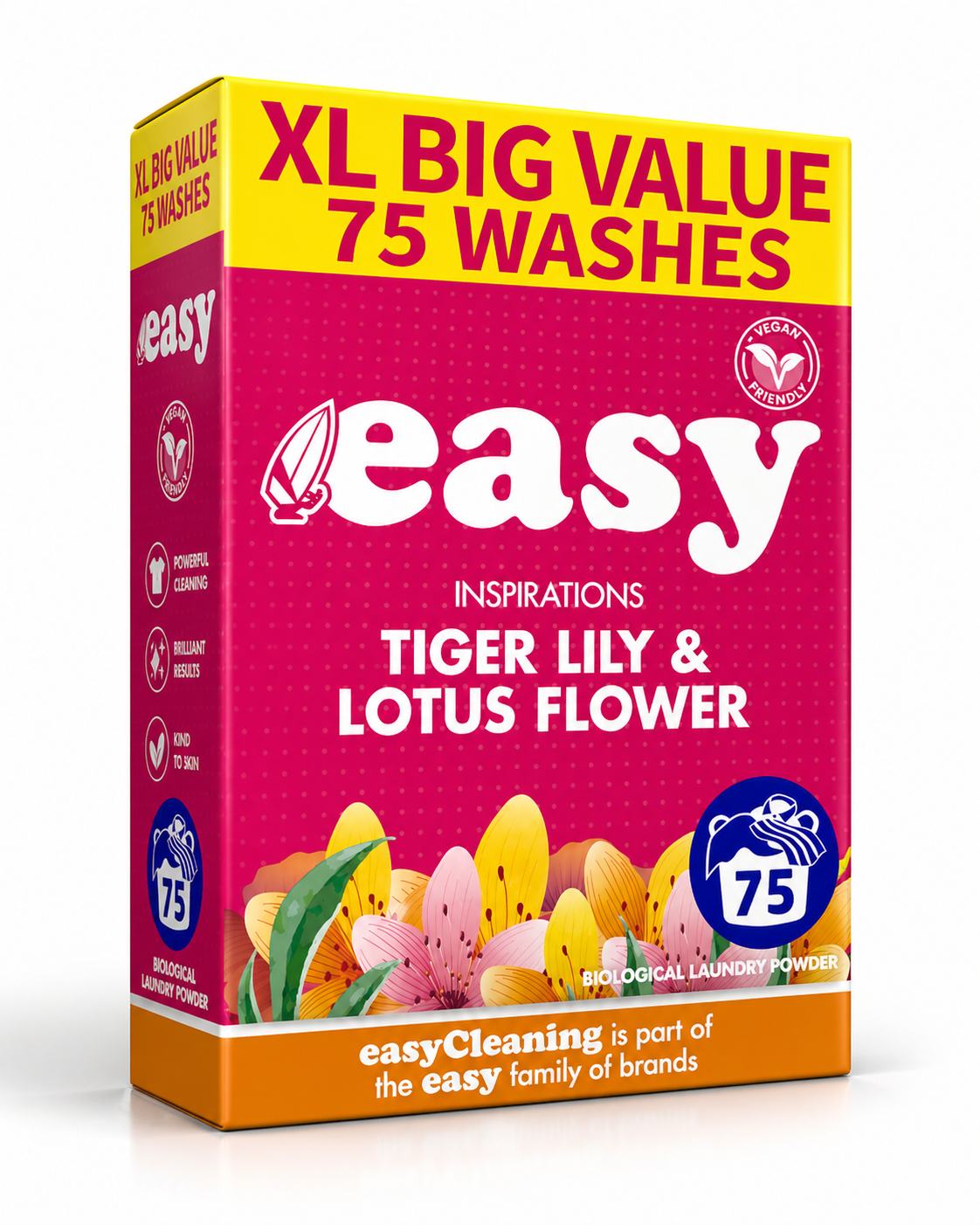Easy Tiger Lily & Lotus Flower XL Big Value Washing Powder 75W