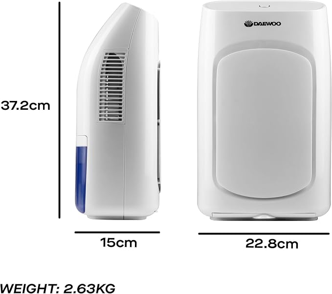Daewoo 2L Portable Dehumidifier