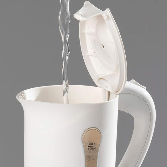 Daewoo 0.5L Travel Plastic Kettle White