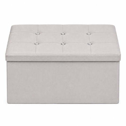 Foldable Storage Ottoman Box – Heavy Duty 150kg Capacity