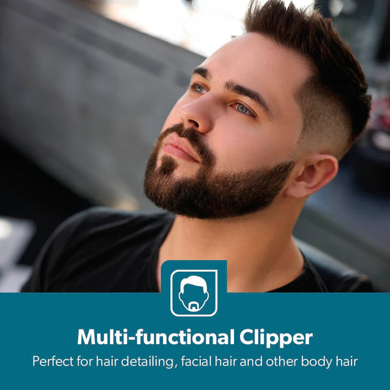 GEEPAS Waterproof and Rechargeable Hair & Beard Trimmer