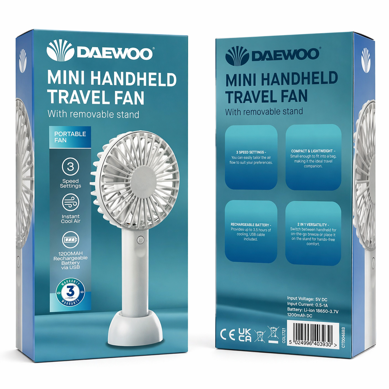 Daewoo Mini Hand Held Fan