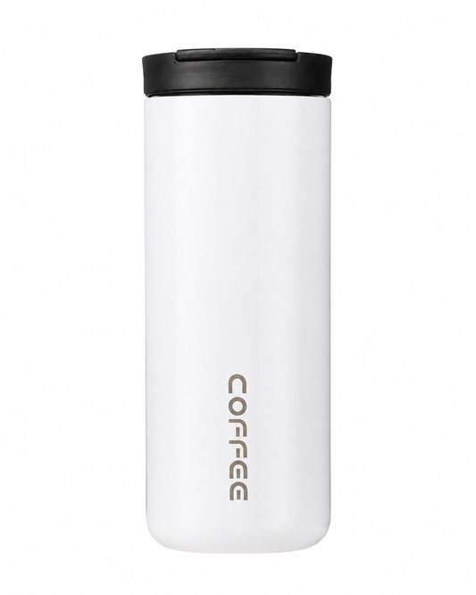 Vacuum Insulated Coffee Tumbler 500ml – Double Wall Thermal Travel Mug with Lid