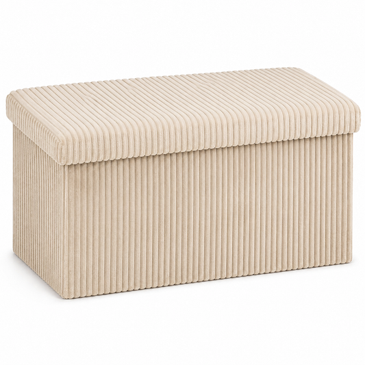 Foldable Storage Ottoman Box – 150kg Heavy Duty Capacity
