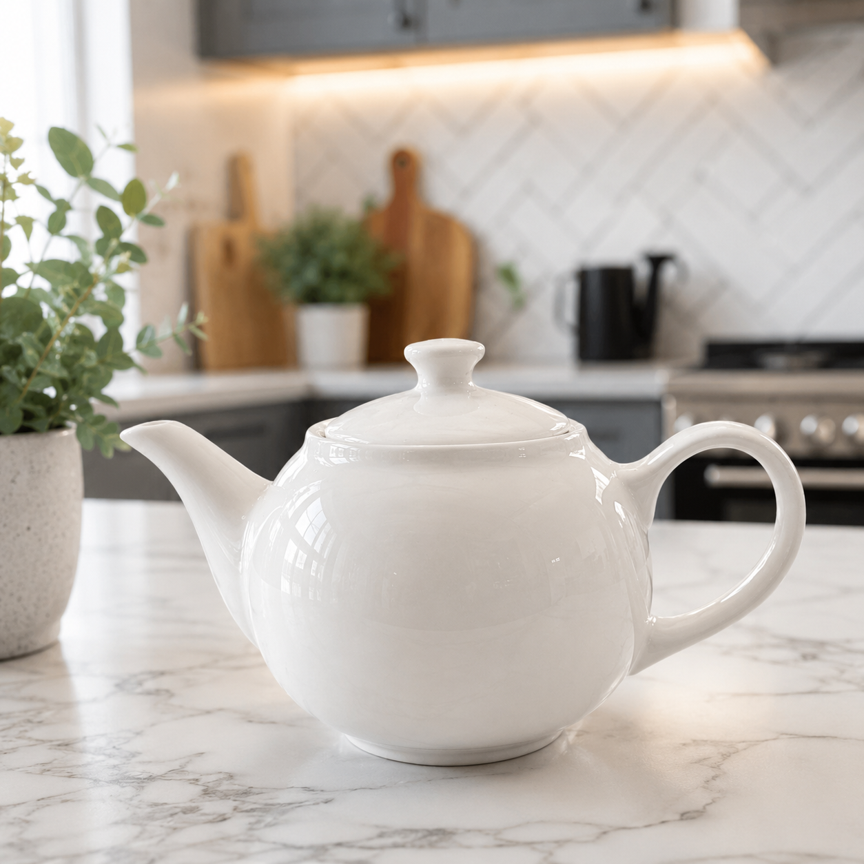 Minimalist Ceramic Islington Serving Teapot