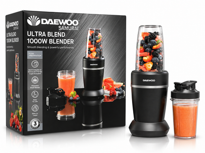 Daewoo Ultra Blend 1000W Personal Blender – High Power Smoothie Maker