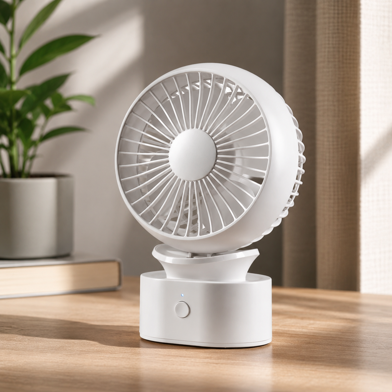 Mini USB Rechargeable Fan 4 Inch Desktop Fan