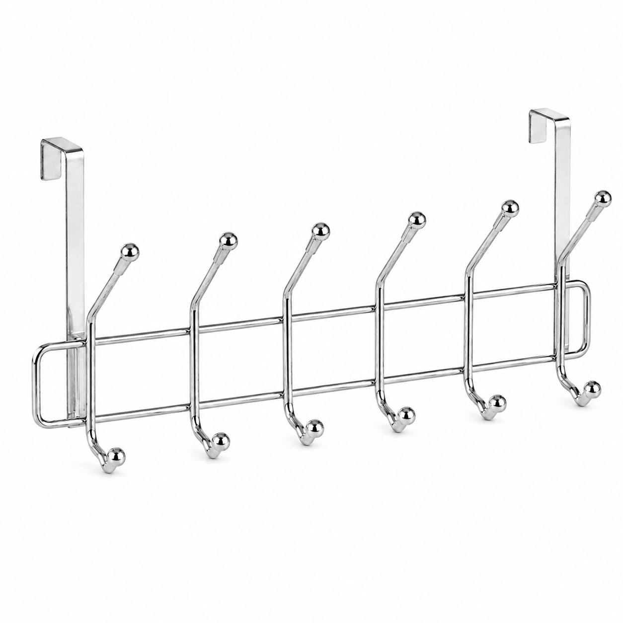 Stainless Steel Hook Over Door Hanger Rack