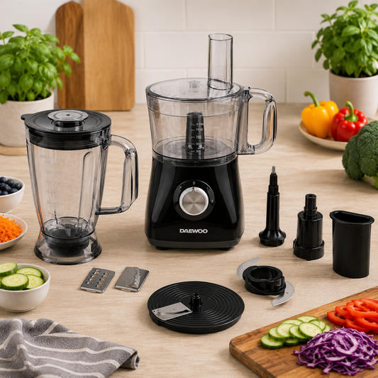 Daewoo 750W Food Processor & Blender Combo