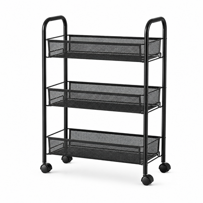 Royal Cuisine 3 Tier Storage Rack with Wheels