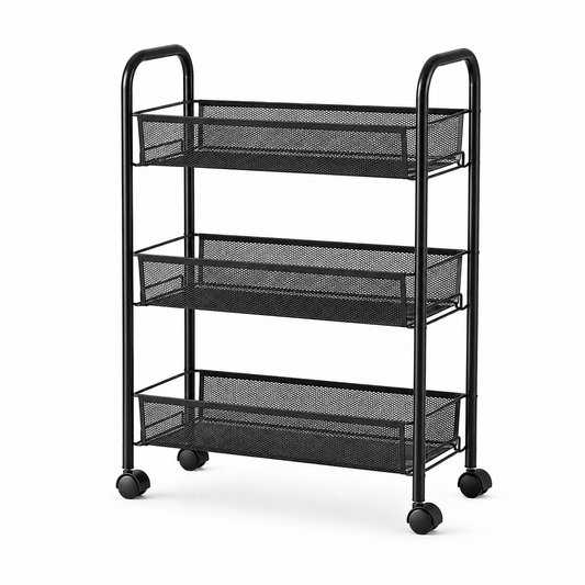 Royal Cuisine 3 Tier Storage Rack with Wheels