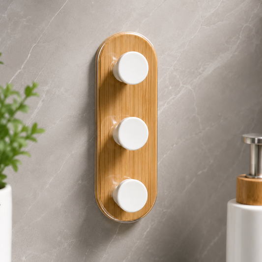 Self Adhesive- 3 Wall Hook Rack
