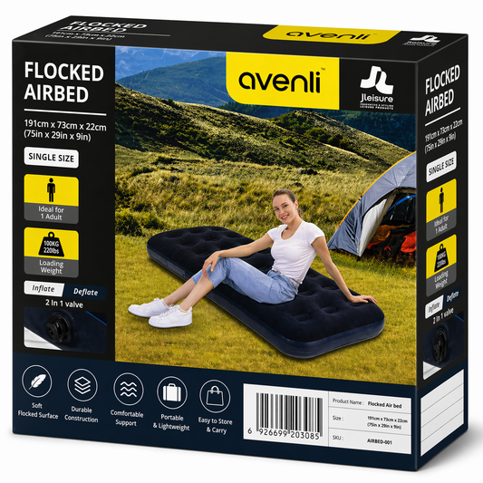 Flocked Air Bed