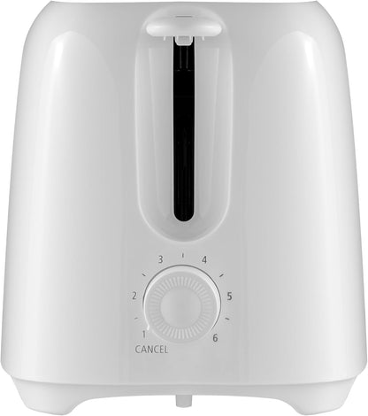 Daewoo 2 Slice Toaster – 700W Compact White Toaster