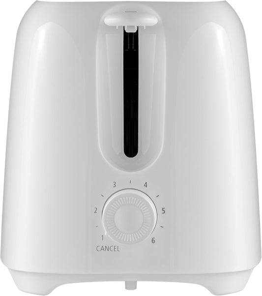 Daewoo 2 Slice Toaster – 700W Compact White Toaster