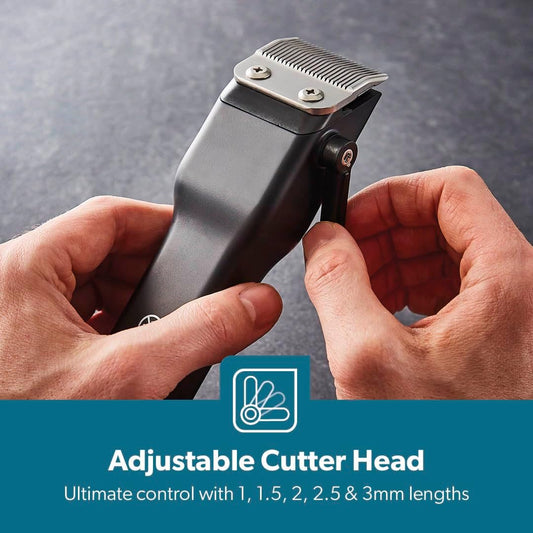 GEEPAS Professional Hair Clipper – Digital Electric Stubble Beard Trimmer, Hair Clipper