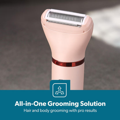 GEEPAS 3-in-1 Waterproof Lady Shaver Set