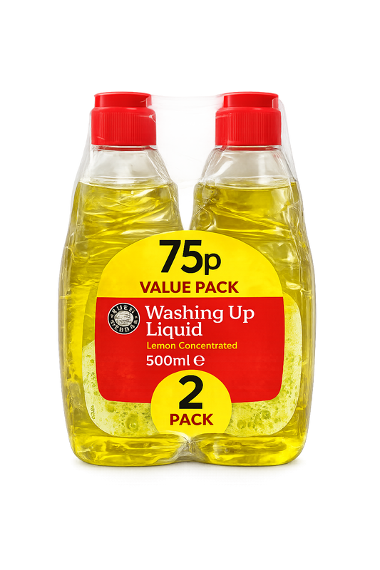 Washing Up Liquid 500ml - Pack of 2