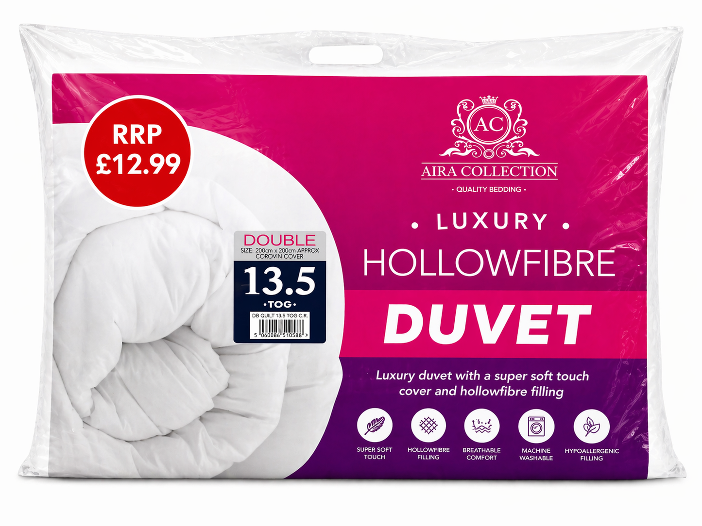 Luxury Hollow Fibre Duvet