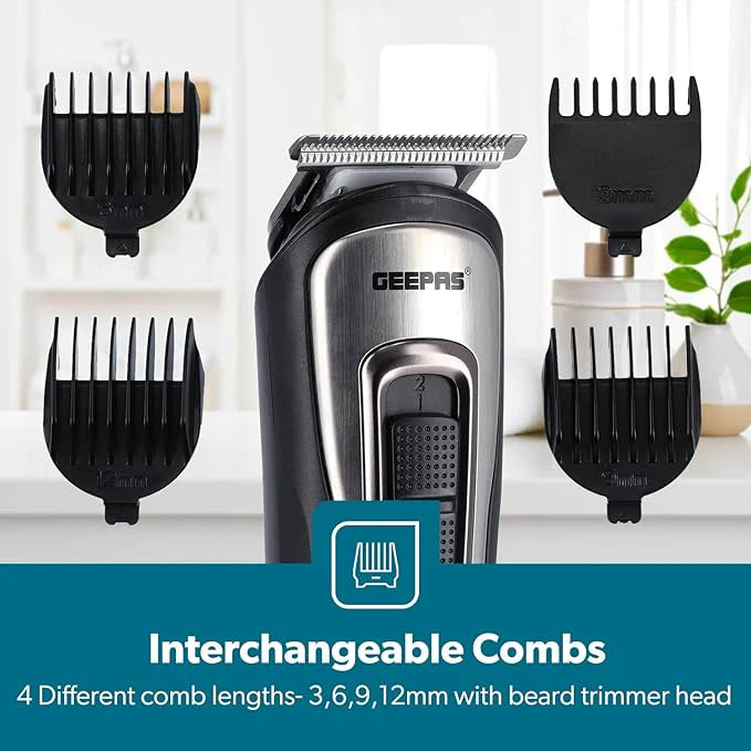 Geepas 11-in-1 Rechargeable Grooming Kit