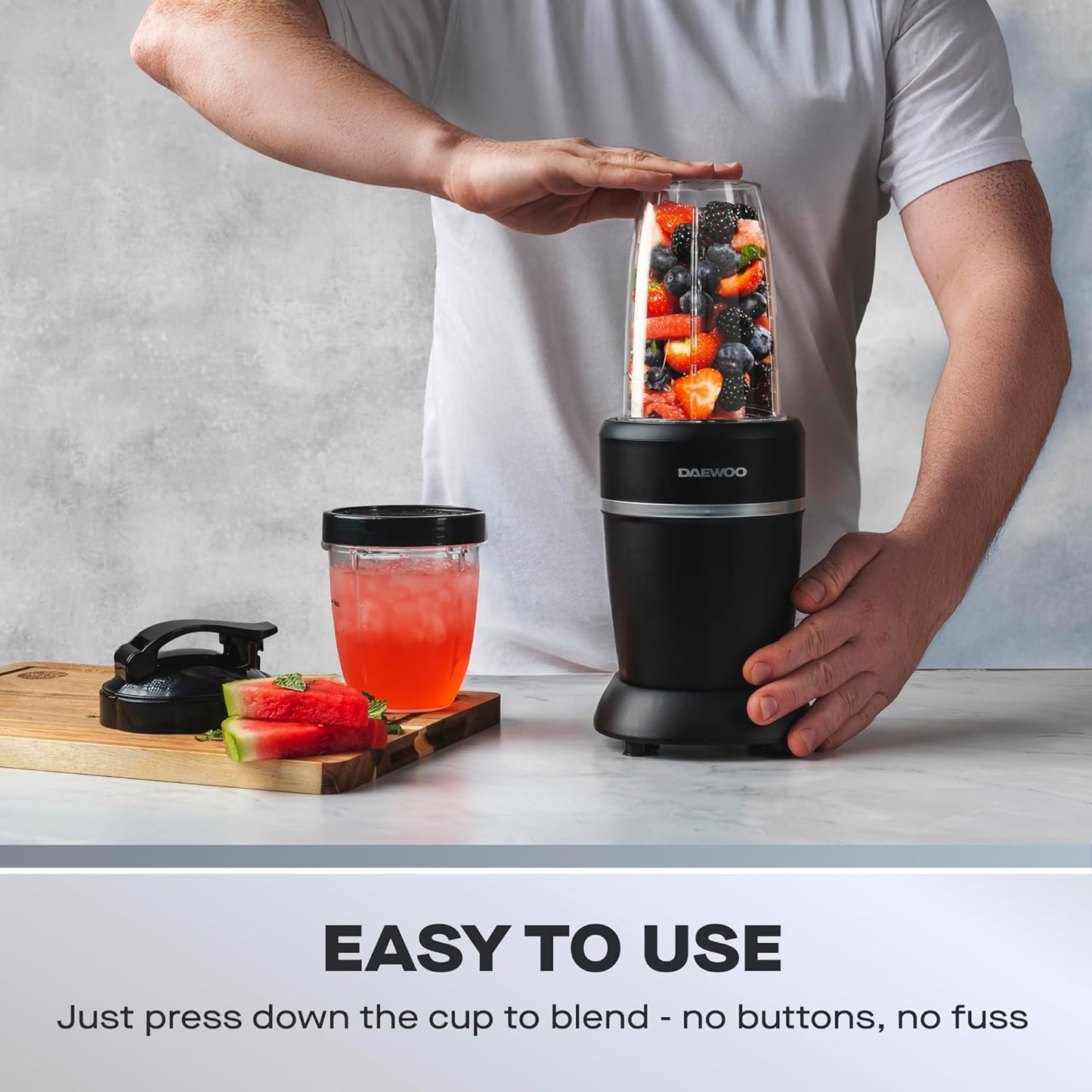Daewoo Ultra Blend 1000W Personal Blender – High Power Smoothie Maker