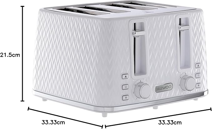 Daewoo Argyle 4 Slice Toaster