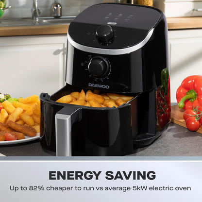 Daewoo 2L Compact Manual Air Fryer