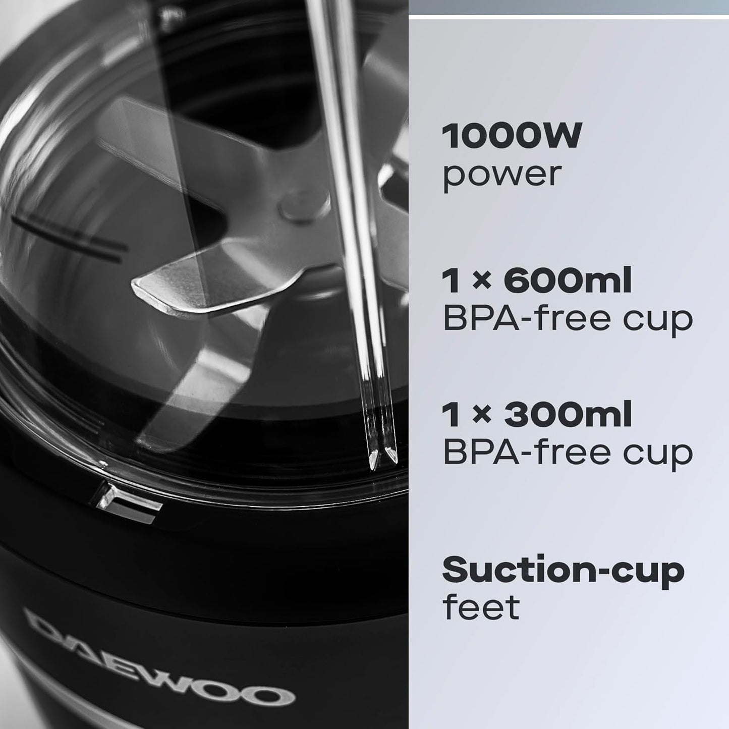 Daewoo Ultra Blend 1000W Personal Blender – High Power Smoothie Maker