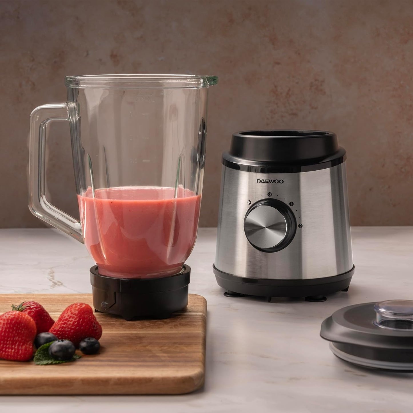 Daewoo 2-in-1 Jug Blender & Grinder – 1500ml Family Blender  Black