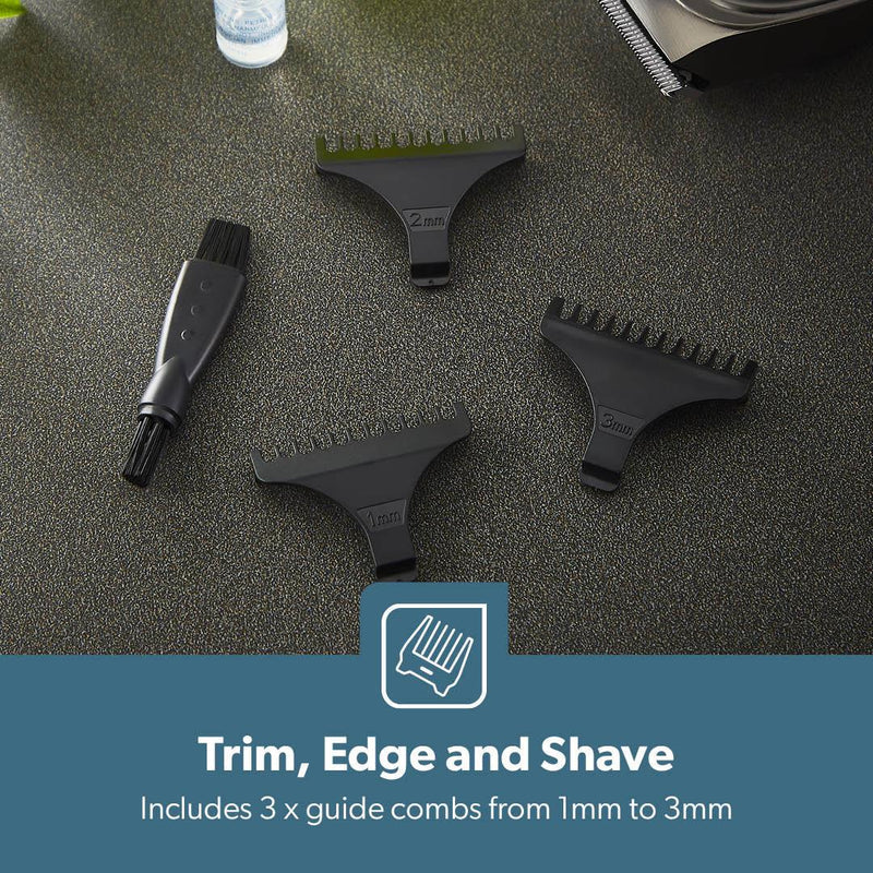 GEEPAS 6-In-1 Rechargeable Hair Clipper & Electric Trimmer