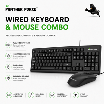 Wired Keyboard Mouse Set PF289