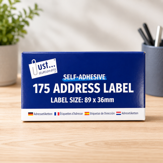 Self-Adhesive Address Labels – 175 Pack, 89 x 36mm