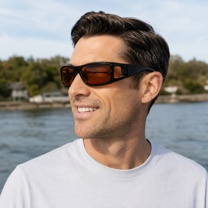 HD Vision Wrap Around Sunglasses Fits Over Prescription Glasses UV400