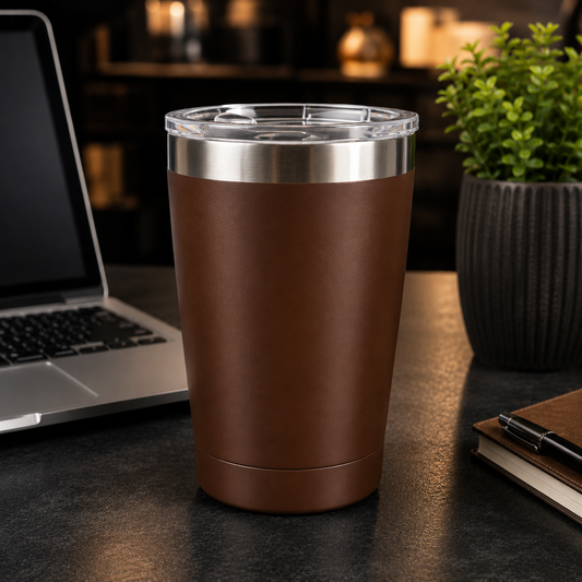 BeanBrew Coffee Mug 350ml -Black & Brown