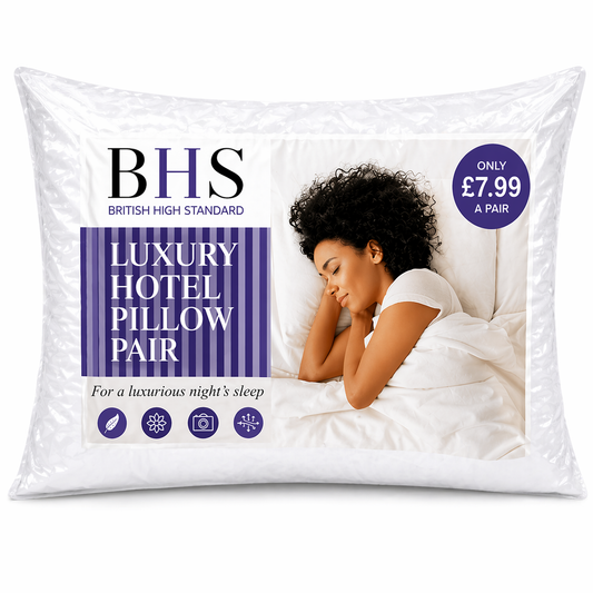 BHS Premium Pillows Pair of 2