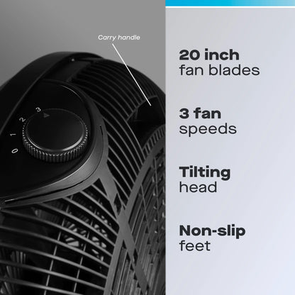 Daewoo 20" Velocity Floor Fan 90W