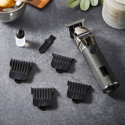 GEEPAS 4-in-1 Rechargeable Trimmer and Clipper with LED Display