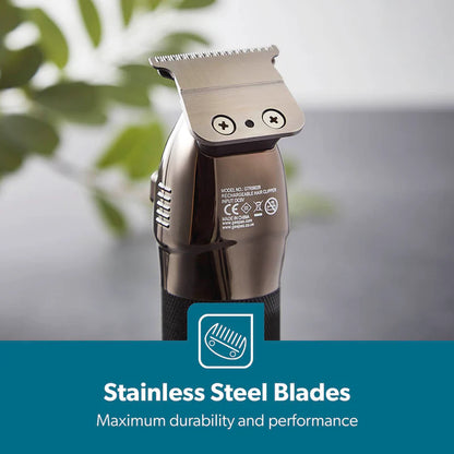 GEEPAS 4-in-1 Rechargeable Trimmer and Clipper with LED Display