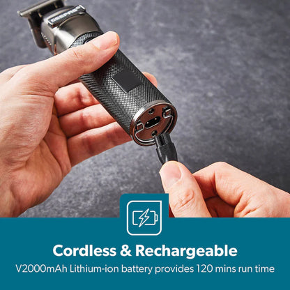 GEEPAS 4-in-1 Rechargeable Trimmer and Clipper with LED Display