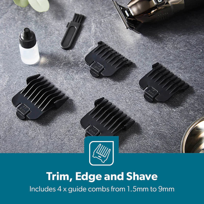 GEEPAS 4-in-1 Rechargeable Trimmer and Clipper with LED Display
