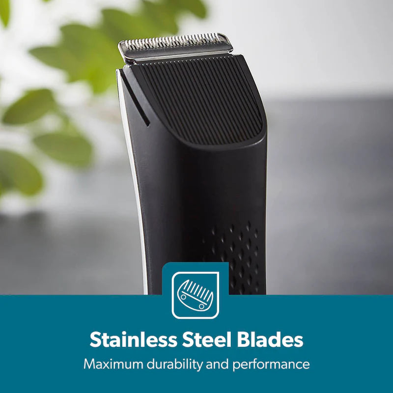 GEEPAS Pro-Shield Hair & Beard Trimmer with Light