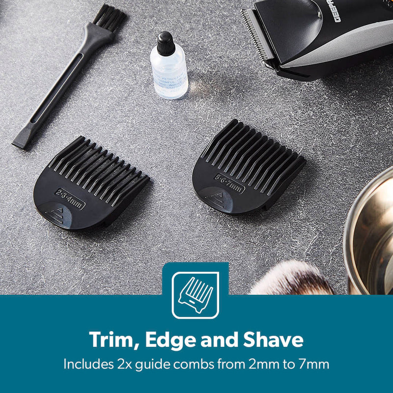 GEEPAS Pro-Shield Hair & Beard Trimmer with Light