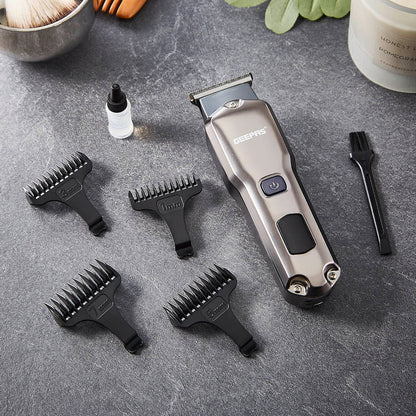 GEEPAS Waterproof and Rechargeable Hair & Beard Trimmer