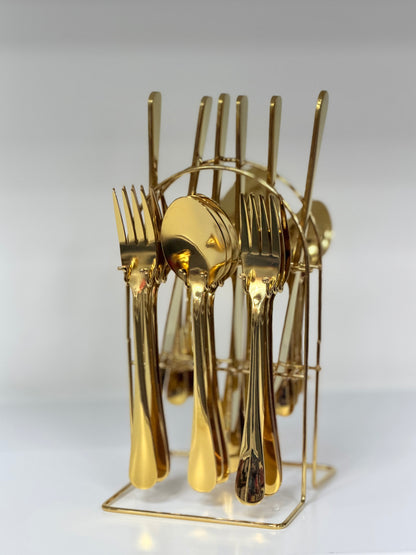 Stainless Steel Cutlery Set 24Pcs