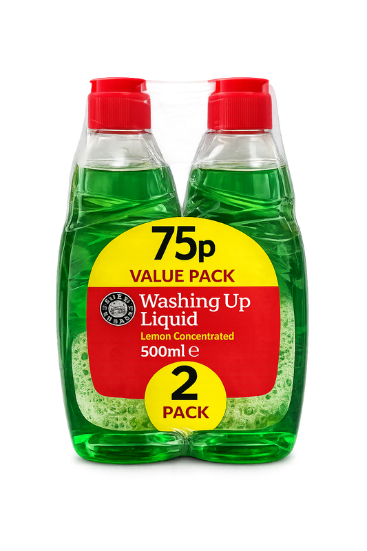 Washing Up Liquid 500ml - Pack of 2