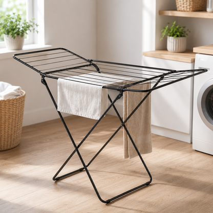 Folding Clothes Airer 20M Drying Rack Steel Laundry Dryer