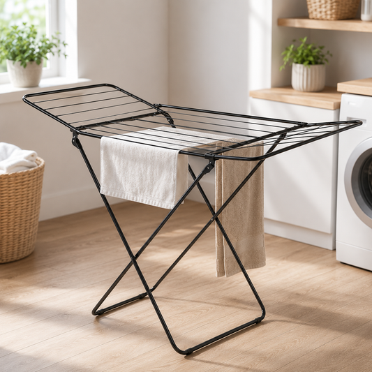 Folding Clothes Airer 20M Drying Rack Steel Laundry Dryer