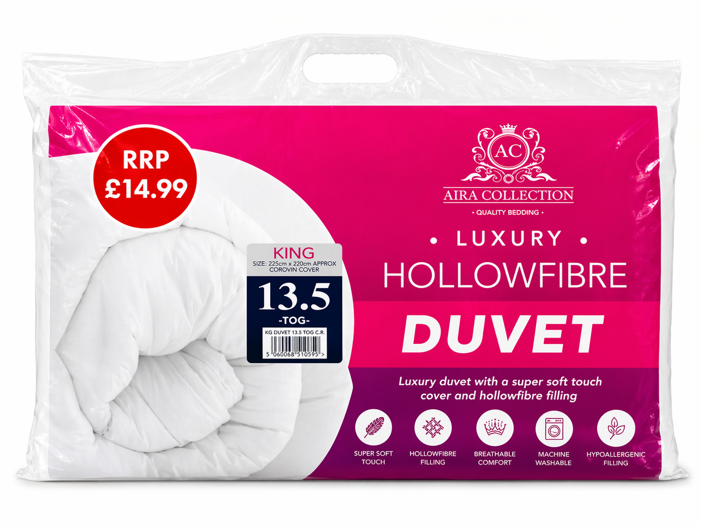 Luxury Hollow Fibre Duvet